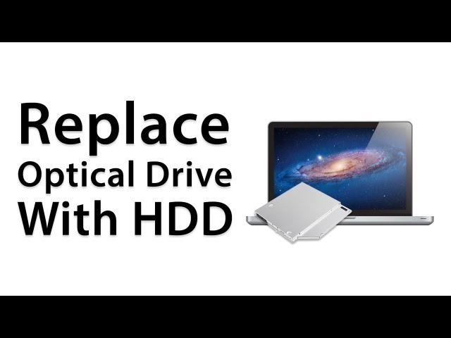 [How To] Replace Optical Drive With HDD / SSD MacBook Pro 2012 - Caddy Installation