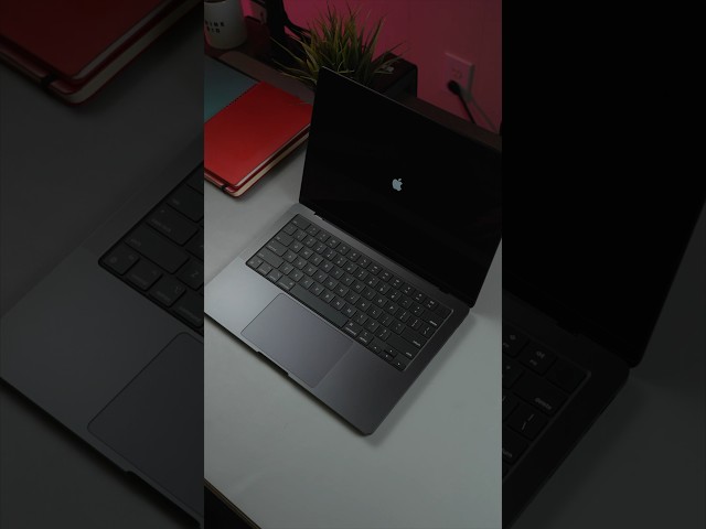 Unboxing the 14-inch MacBook Pro in Space Black 🤩 Coolest color option? 💭