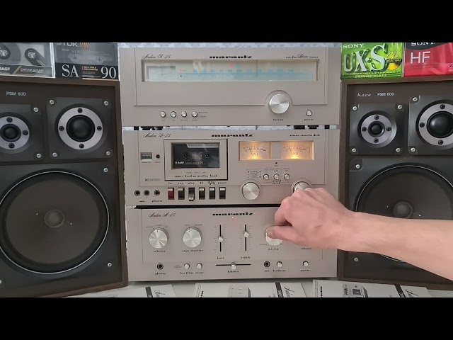 Marantz Audion HiFi System / Vintage,  Marantz A-25 Amplifier,  Marantz D-25 Cassette Deck,   T-25..