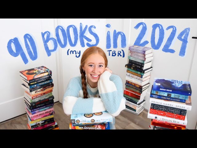 The 90 Books I want to read in 2024 (my yearly tbr)