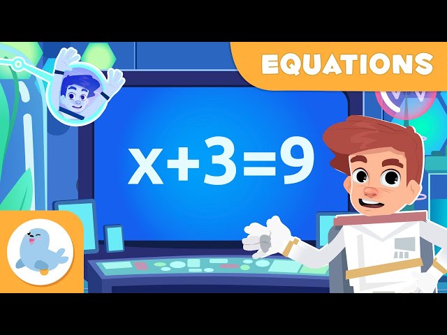 EQUATIONS for Kids ​​🚀 Solving Equations with Addition and Subtraction 🪐 Math for Kids