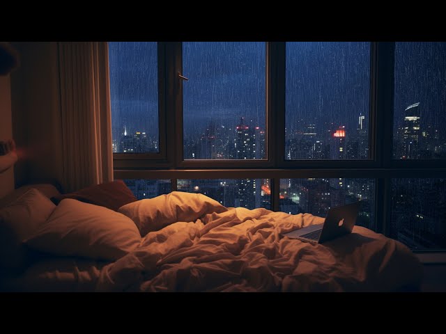 Conquer Insomnia - Fall Asleep Quickly With The Power Of Stormy Rain And Intense Thunder Sounds