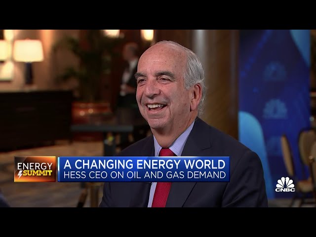 Hess CEO on oil and gas demand