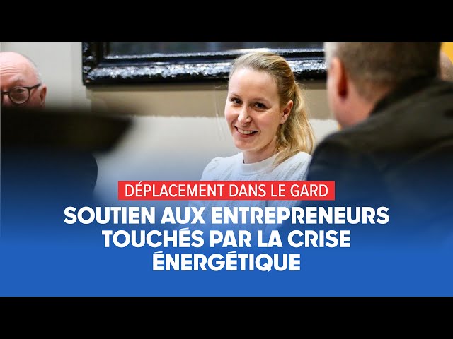 Soutien aux entrepreneurs touchés par la crise énergétique | Marion Maréchal