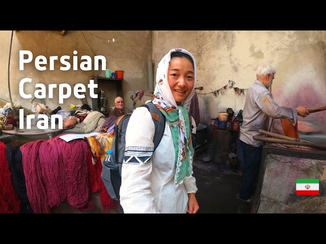 The secret of Carpet making in the world's largest roofed bazaar in Tabriz! EP16