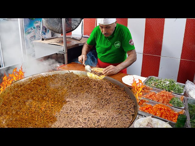 UNIQUE Street Food in Turkey 🇹🇷 | NEXT LEVEL Tantuni Master +  Street Food Tour in Mersin, Turkey
