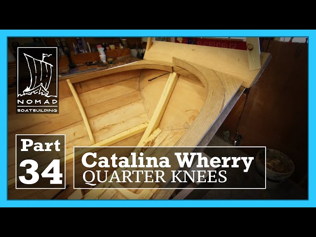 Building the Catalina Wherry - Part 34 - Laminating quarter knees