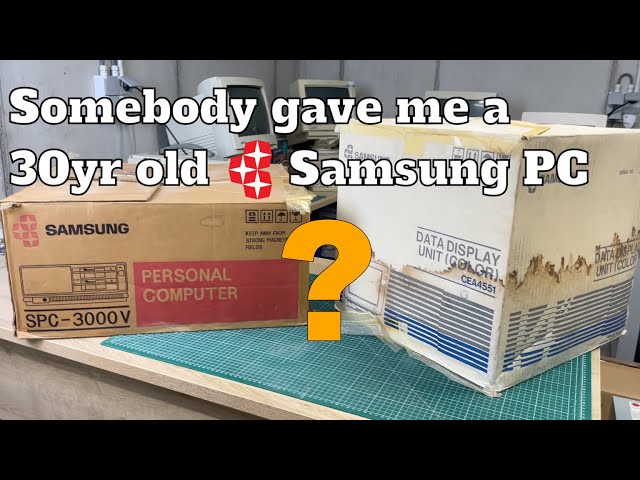 Somebody gave me a 30+ year old Samsung PC