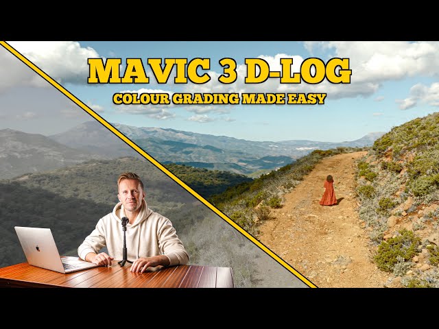 HOW TO EASILY COLOUR GRADE DJI MAVIC 3 D-LOG VIDEO FOOTAGE!