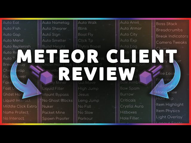 Meteor Client Review Free Minecraft 1.20.1 Client | Complete Client Overview - Episode Fourty Two