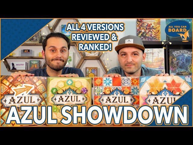 Azul Showdown | All 4 Azul Games REVIEWED, COMPARED & RANKED!