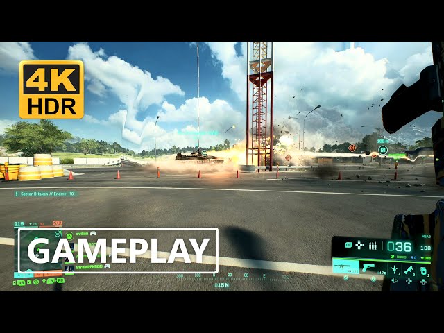 Battlefield 2042 Gameplay 4K HDR on Xbox Series X