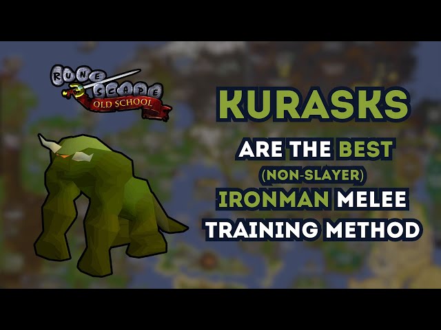 Kurasks are THE BEST (Non-Slayer) Ironman Melee Training Method in OSRS