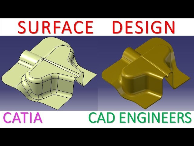 40. Surface Design in catia V5.