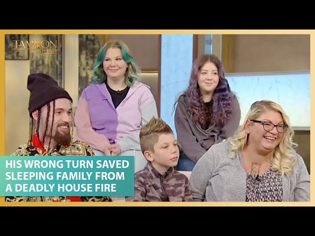 His Wrong Turn Saved a Sleeping Family of Four From a Deadly House Fire