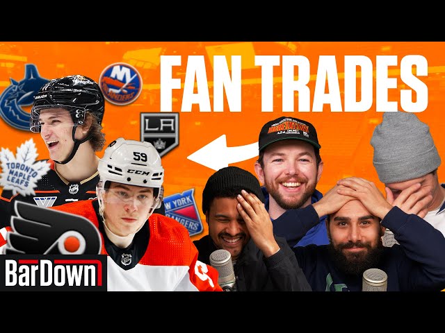 REACTING TO INSANE FAN PROPOSED TRADES | BarDown Podcast