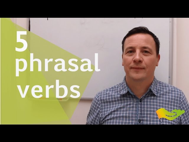 Advanced English lesson. 5 Phrasal verbs with two particles or prepositions.
