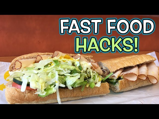 TOP 10 Fast Food HACKS YOU NEED TO KNOW!