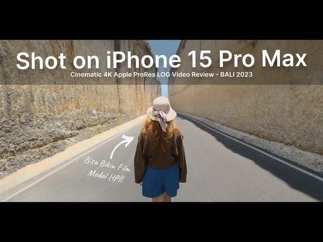 Video iPhone Rasa Mirrorless : 4K Cinematic ProRes Log iPhone 15 Pro Max Video - BALI 2023