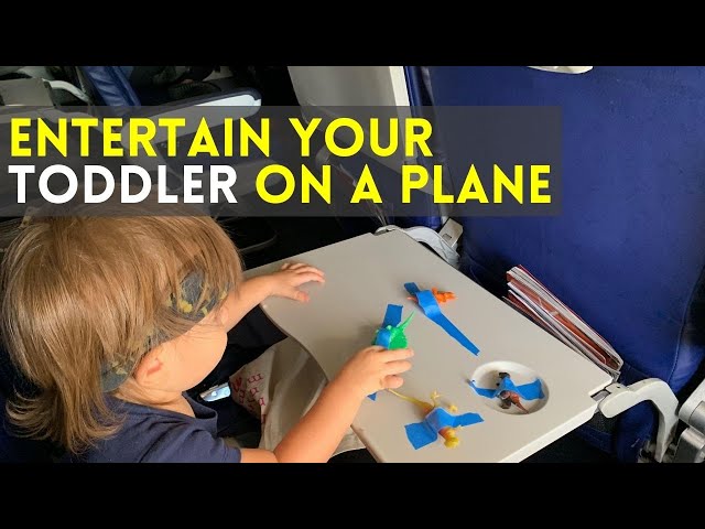 Flying With a Toddler | How to ENTERTAIN a TODDLER on a plane