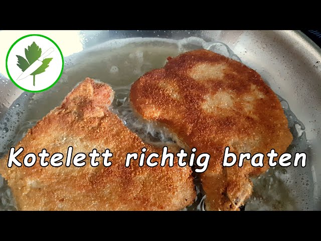 Frying the perfect cutlet - natural or breaded - this is how you succeed!
