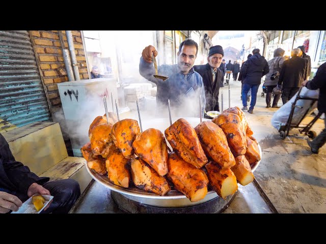 Undiscovered IRANIAN STREET FOOD Tour!! | Ancient Bazaar of Tabriz, Iran!