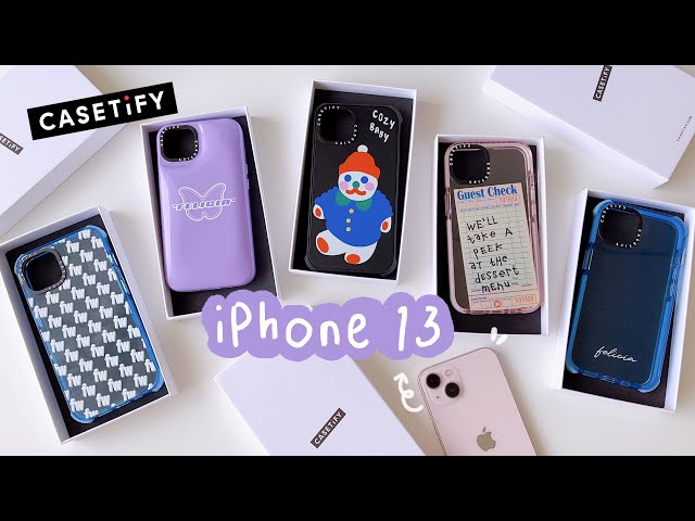 casetify iPhone 13 cases | unboxing iPhone 13 aesthetic accessories | casetify haul + review