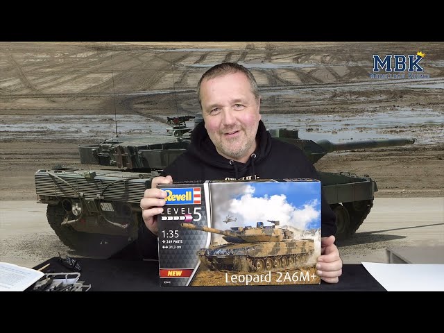 MBK unboxing #891 - 1:35 Leopard 2 A6M+ (Revell 03342)