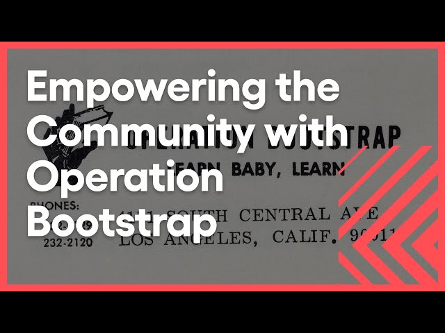 Operation Bootstrap: Breaking New Ground in Community Empowerment | Lost LA | KCET