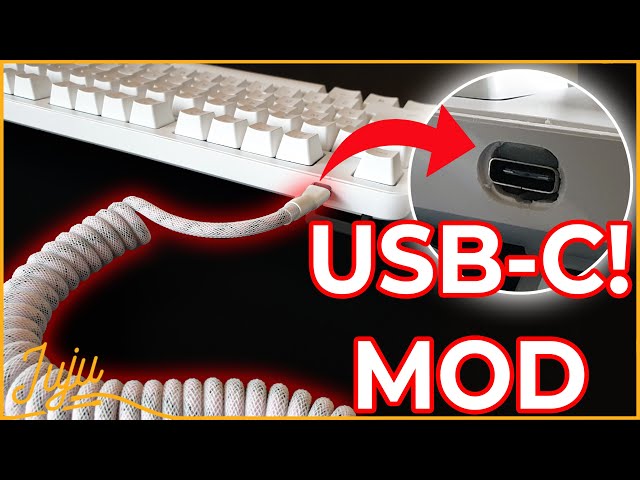 Mod any Mechanical Keyboard with USB-C! - Detachable Cable Mod!