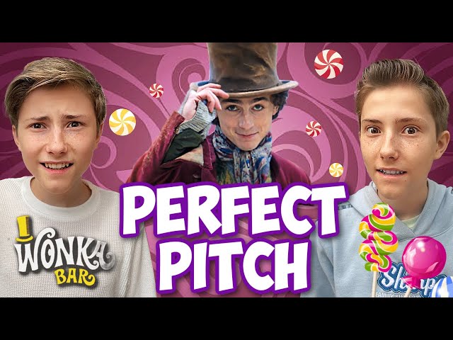 PERFECT PITCH CHALLENGE! (FAMILY VS WONKA SONGS) 🍭🍫