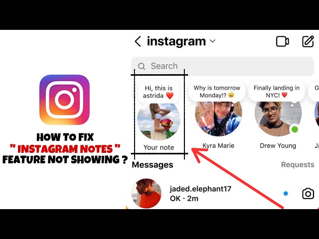 How To Fix Instagram Notes Feature Not Showing (2023) | How to get instagram notes feature?