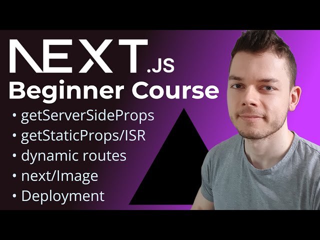 Next.js Full Beginner Course (Pages Directory) [2024] [TypeScript]