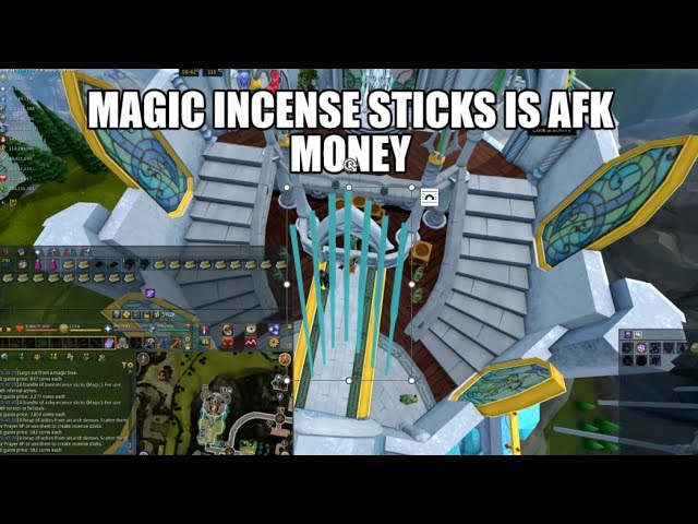 Magic incense sticks is AFK money | Runescape 3