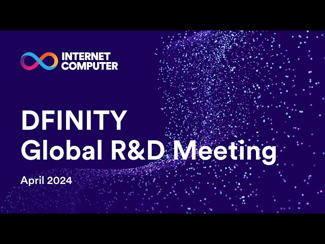Global R&D April 2024 - Roadmap, Chain Fusion, Storage, AI, ELNA