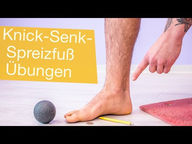 Knick-Senk-Spreizfuß Übungen ✅