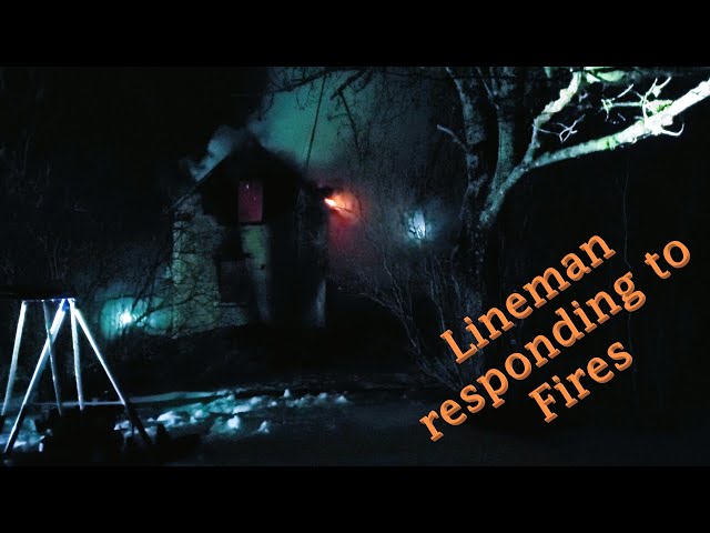 Lineman responding to Fires