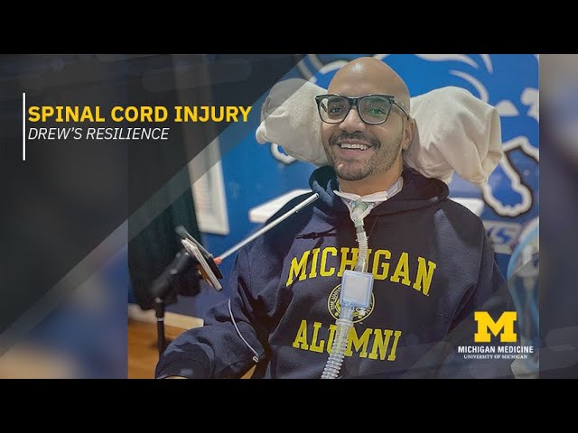 Spinal cord injury survivor: Drew’s resilience