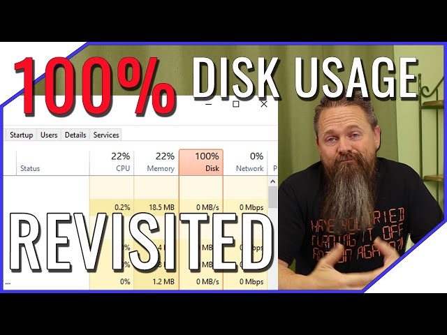 100% Disk Usage in Windows 10 Tips