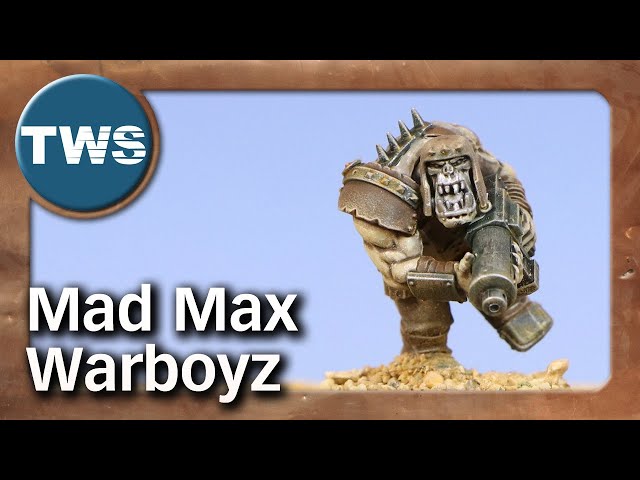 Tutorial: Painting Ork Boyz as Warboys like "MAD MAX Fury Road" (tabletop, miniatures, Warboyz, TWS)