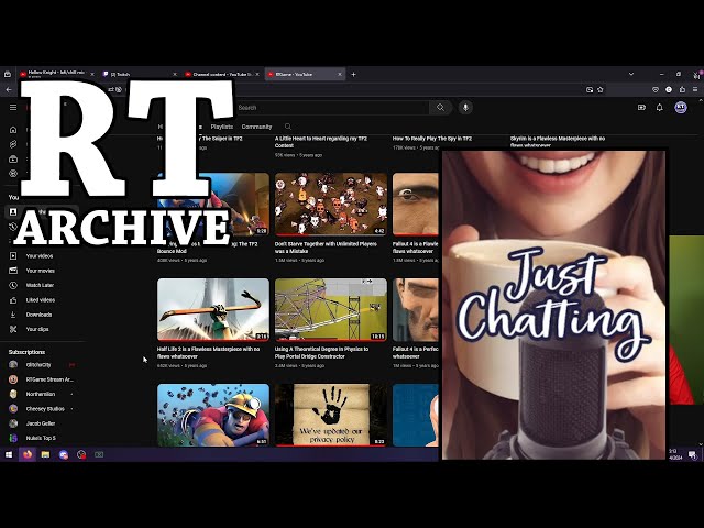 RTGame Streams: Talking about YouTube and Twitch