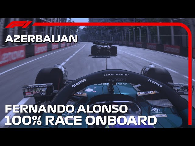 F1 2023 - Fernando Alonso's Onboard Race at Baku - Azerbaijan GP 2023 ( F1 22 Gameplay )