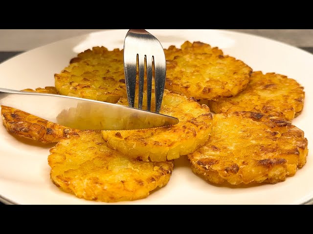 Quick recipe made with just 1 potato! God, how delicious! Easy and crunchy snack!