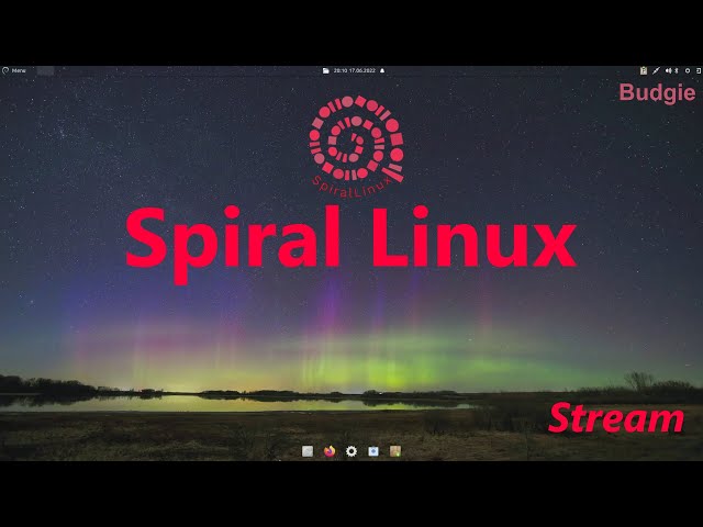 Spiral Linux 11.220610 (Budgie)