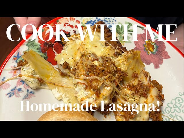 Homemade Lasagna! So good!