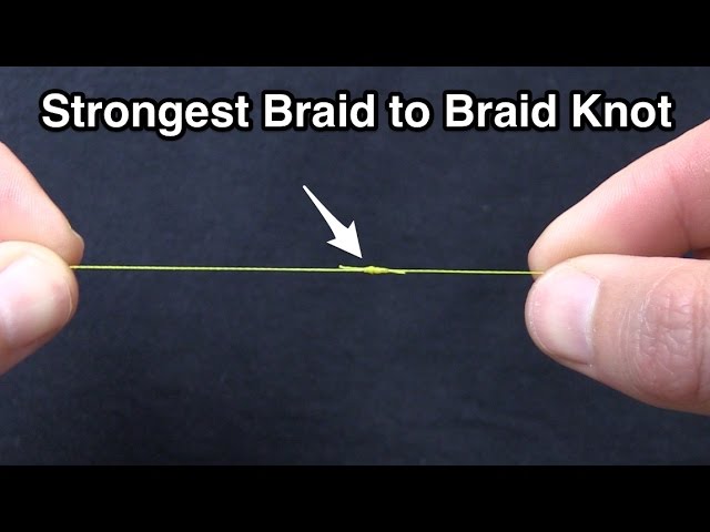 Strongest Braid to Braid Fishing Knot [Modified Double Uni Knot]