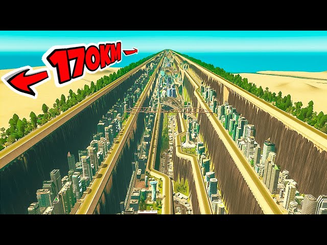 Is THE LINE the perfect city layout in Cities Skylines?