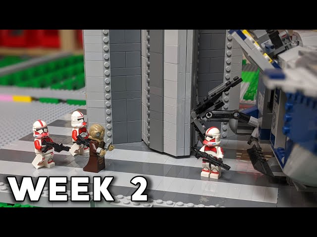 Building The Battle Of Coruscant In LEGO Week 2!