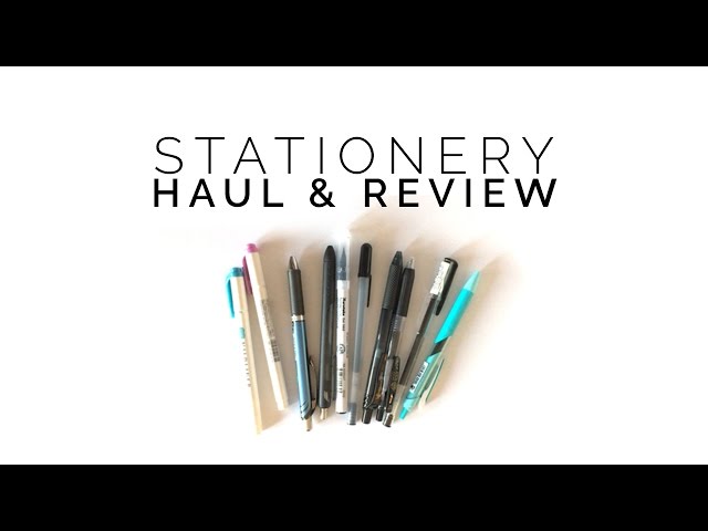 stationery haul + review ✏ japanese stationery shopping