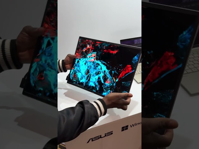 ASUS Foldable external OLED display #CES2024